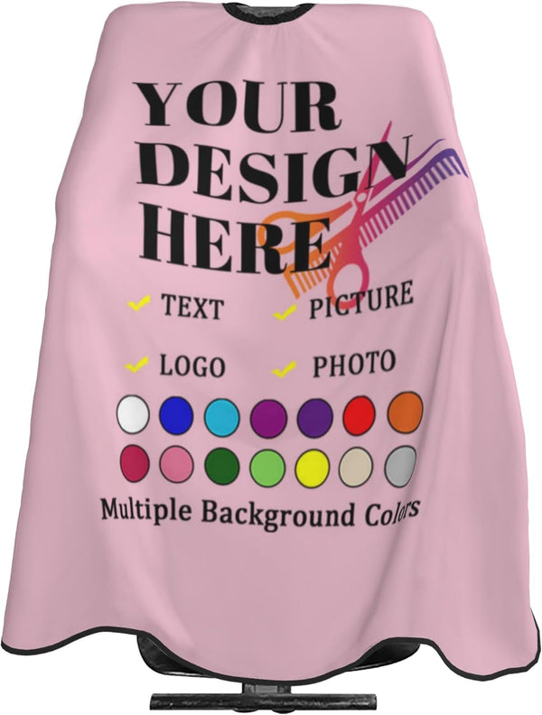 Unisex Custom Barber Cape Personalized Salon Haircut Capes Photo Haircut Kit Hairdressing