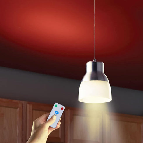 BSOD Rechargeable Light Bulbs, LED Magic Bulb with Remote, Warm White Emergency Lamp, 7W E26 for Indoor Lighting, 2 Pack