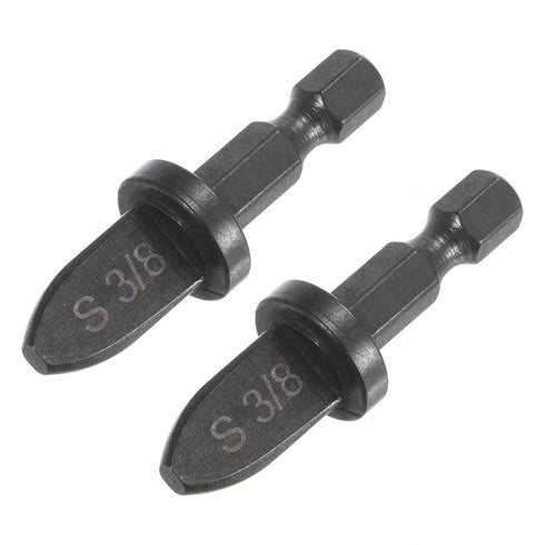 uxcell 3/8" Swaging Tool Drill, 1/4" Hex Handle for Air Conditioning Copper Aluminum Pipe (2Pcs)