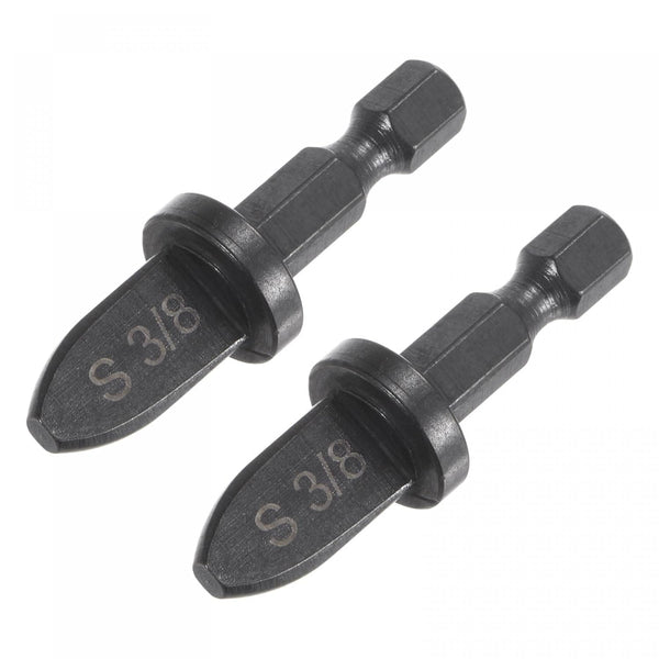 uxcell 3/8" Swaging Tool Drill, 1/4" Hex Handle for Air Conditioning Copper Aluminum Pipe (2Pcs)