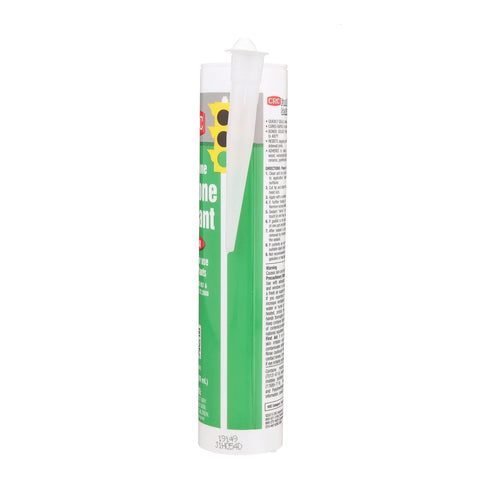 CRC 14083 Food Zone Silicone Sealant – 10.1 FL Oz., Clear Silicone for Bonding and Waterproofing Applications