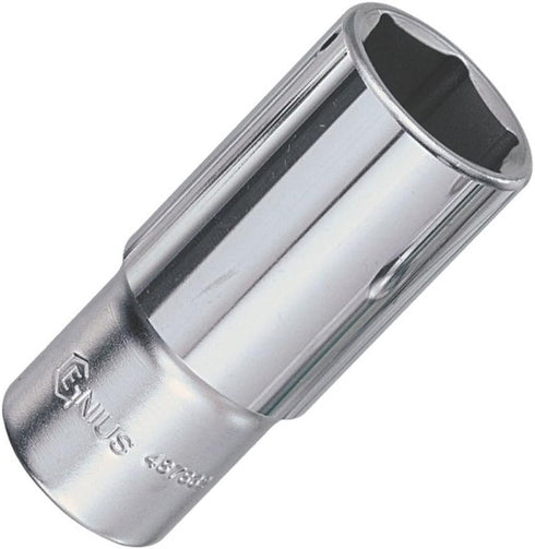 Genius Tools 1/2" Dr. 18mm Deep Hand Socket - 427818 by GENIUS TOOLS
