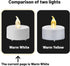 Lights:200 Pack 200+ Battery Operated LED Tea LED Flameless Bright Flickering Candles Long Lasting Hours Electric