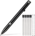 KeyUnity KP00 Titanium Alloy Bolt Action Pen with Bonus Refills, Retractable Pocket Ball-point Pen for Everyday Use