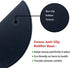 HANTUONE Funny Dog Round Mouse Pad with Non-Slip Rubber and Stitched Edges, Desk Accessories for Women, Friends, Dog