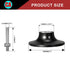 2PCS 3 inch 1/4" 3" Sanding Discs Holder Roll Lock Disc Pad Quick Change Disc Adapter with Shank for Sanding Disc Die