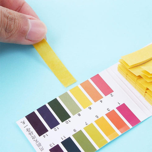 A Pack of 80 Strips pH 1-14 Litmus Paper, Tester Papers for Saliva Urine Water Soil Testing, Lab Supplies
