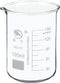 PATIKIL 150ml Low Form Glass Beaker, 3.3 Borosilicate Glass with Graduated Scale for Kitchen Lab