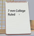 Yansanido 4 Pcs A5 Top Bound Spiral Notebook, 4 Color Thick Plastic Hardcover, 80 Sheets (160 Pages) College Ruled