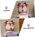 Alipis Bathroom Toilet Paper Holder Wall-Mounted Cute Cartoon Deer Roll Paper Rack Decorative Tissue Storage Rack