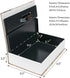 Box,9.5" 6.2" 2.2",France KYODOLED Diversion Book Safe with Combination Lock, Secret Safe Metal Lock Box, Money Storage