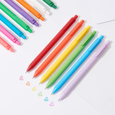 Kaco PURE Gel Pens, 20 Pieces Assorted 0.7mm, Medium Point, Cute Aesthetic Stationery for Journaling and Note Taking