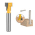 TOEVER 5pcs Set, 1/4 Inch Set 5/16&3/8 1/2 &5/8 &7/16 Inch Keyhole Router Bits Shank Router bits, Router Bit & Blade