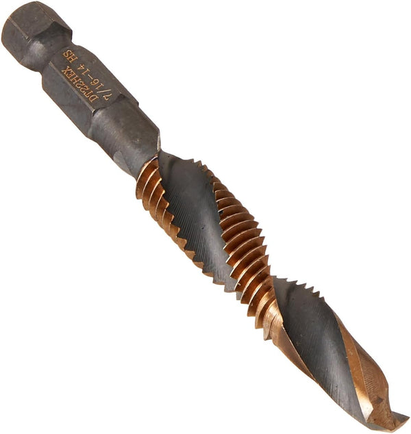 Champion Cutting Tool DT22HEX-7/16-14 Combination Drill and Tap by Champion