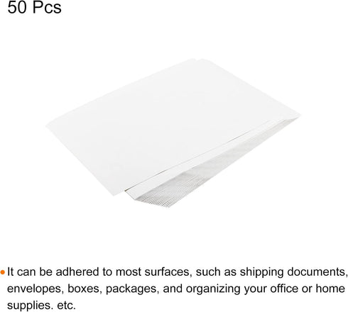 A5 (1 50 MECCANIXITY Writing Paper Sticker Full Sheet Shipping Labels Size for Copier, Laser or Inkjet Printer White