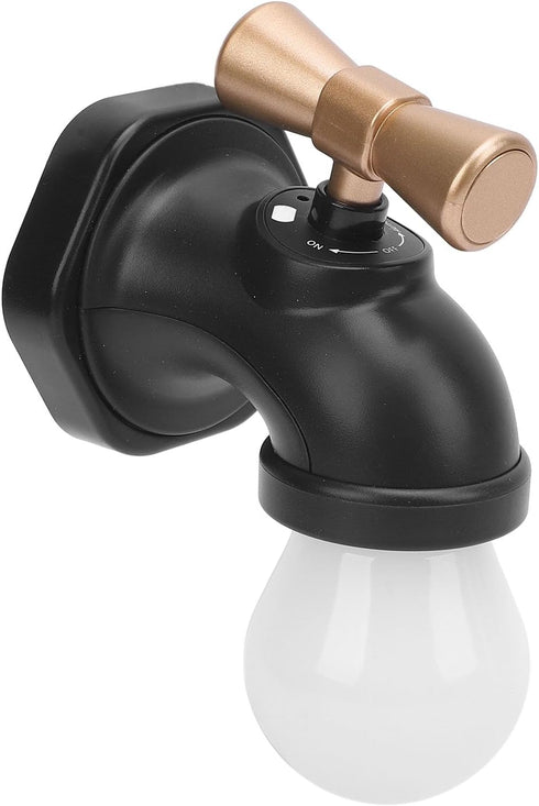 Sonew Faucet Night Light with Innovative Design and Smart USB Rechargeable Sensor LED Voice Control Lamp for Cabinet