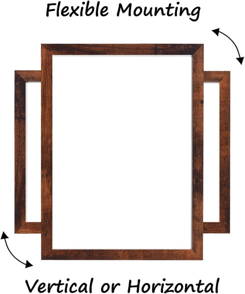 Dry Erase White Board, Magnetic Surface for Office, School, Home, Hanging Board for Decoration, Planning, Memo, 12"x 16"