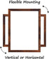 Dry Erase White Board, Magnetic Surface for Office, School, Home, Hanging Board for Decoration, Planning, Memo, 12"x 16"