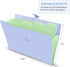 SKYDUE 4 Packs Expanding File Folder, 32 Labels, 5 Pockets A4 Letter Size Accordion Folder for School, Office
