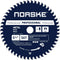 Norske Tools NCSBP208 5-3/8 inch 50T Metal Cutting Saw Blade for Steel Roofing, 2 Bushings Included