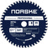 Norske Tools NCSBP208 5-3/8 inch 50T Metal Cutting Saw Blade for Steel Roofing, 2 Bushings Included
