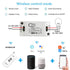 RODOT WiFi Smart Switch Tuya Smart Switch Light Switch Home Automation Timer Switches Work with Smart Life APP & Alexa and Google Home Assistant, Compatible with 433Mhz Remote