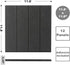 Large Cork Board Alternative, 12-Pack Felt Wall Tiles with Safe Removable Adhesive Tabs for Home Office