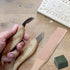 Utoolmart Double Side Leather Strop for Knife Sharpening, 1.7" by 10.8" Stropping Block