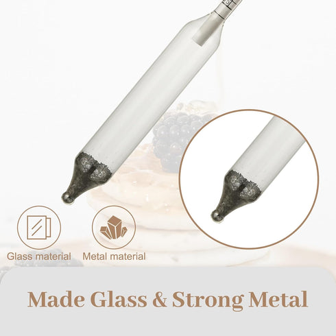 Maple Syrup Hydrometer, Baume and Brix Scale Density Kit for Measuring Sugar and Moisture Content of Boiled Sap