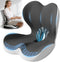 Lumbar Support Seat Cushion, Memory Foam Ergonomic Cushion for Sciatica, Hip &