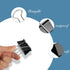 Binder Clips Paper Clamps Assorted Size, 200 Pcs in Extra Large, Large, Medium, Small, Extra Small, Mini