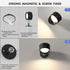 Racokky 3000mAh, 3 Dimmable 360 LED Wall Lights with Remote, RGB Rechargeable Wall Mounted Reading Sconces Lamp Colors
