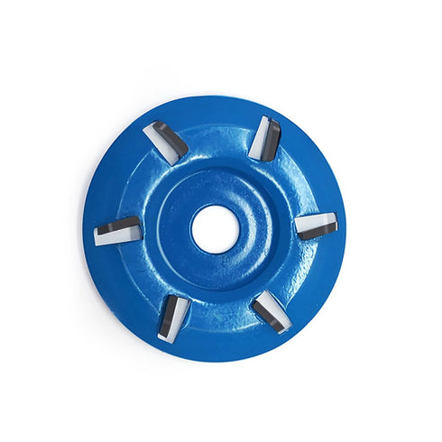Wood Carving Disc 6 Teeth Grinder Wheel Disc Angle Grinder Chainsaw Wheel Woodworking Disc Wood Shaping Wheel Chain Saw Disc Circular Saw Blade for Cutting Carving Shaping Wood(Arc Blade)