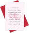 Ogeby Cute Valentines Day Card Gifts for Boyfriend Girlfriend, Sweet Anniversary Cards