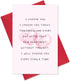 Ogeby Cute Valentines Day Card Gifts for Boyfriend Girlfriend, Sweet Anniversary Cards