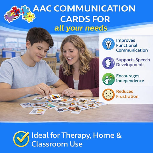 Smile4Autism 166 Loose Visual Picture Cards, Receptive and Expressive Language, Speech Articulation Therapy, ASD, ADD