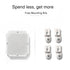 QILIPSU Hinged Cover Junction Box, 150x150x90mm, Stainless Steel Latch, IP67 Waterproof DIY Electrical Enclosure, Grey