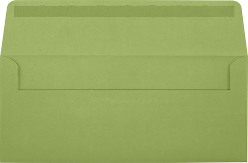 LUXPaper #10 Business Window Envelopes | 4 1/8" x 9 1/2" | Avocado Green | 70lb. Text | 50 Qty by LUXPaper