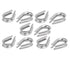 uxcell 8mm 5/16inch Standard Stainless Steel Wire Rope Cable Thimbles, 10 Pcs