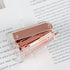 Rose Gold Mini Stapler with Clear Acrylic Body, 18 Sheets Capacity, Cute Stapler for Office, School