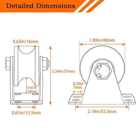 Cable Pulley Wheel Stainless Steel, Duplex Bearings, 2 Pack Rope Pulley for Gym Equipment