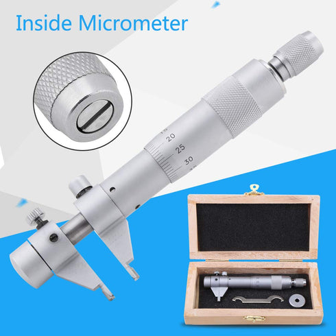 Inside Micrometer - Stainless Steel Vernier Caliper, 0.01mm Accuracy, 5mm to 30mm Measuring Range