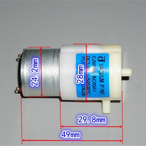 BNCZDOJO CJVP28-AC03A1 320 3V 3.7V 5V 28mm -65kPa Vacuum Pump DC Small Air Pump Negative Pressure Suction Breast Pump