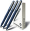 Rollerball Gel Ink Pens, 12 Pack, Blue Ink, Line Width 0.5mm for Office Supplies