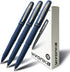 Rollerball Gel Ink Pens, 12 Pack, Blue Ink, Line Width 0.5mm for Office Supplies
