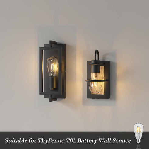 Bulbs 3.7-5V 2 Pack,3.7-5V,ST64,E26 Office2700K 400 LED for Home, Lumen,Suitable for Battery Operated Wall sconces(Only