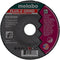 Metabo 7-inch Plus-Z Grinding Wheel, Type 27, 7" x 1/4" x 5/8"-11, Zirconia Alumina for Steel