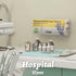 1 XL Gloves Box Facial Tissue Box Holder,Wire Rack Dispenser for Gloves,Tissues Paper Towels Organizer - Mounting