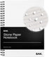 Stone Paper Waterproof Spiral Notebook, 7.20”x10.11”, 50 Sheets, Eco-Friendly Durable Notepad