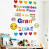 Spanish Bulletin Board Decoration Set - Watercolor Welcome Banners, Inspirational Back to School Poster